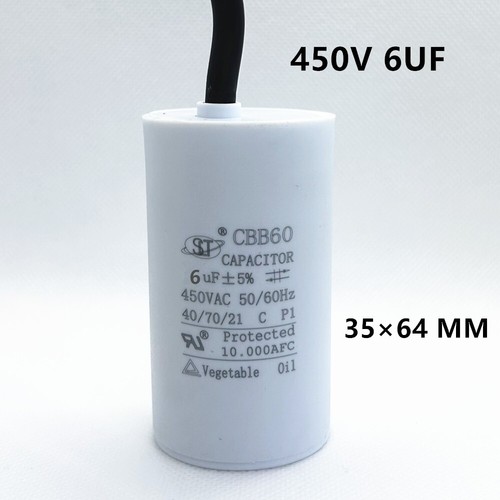 CBB60 30UF/35UF/40UF/45UF/50UF/60UF/70UF/80UF/100UF 450VAC 450V Capacitor (Wire) - Picture 13 of 30