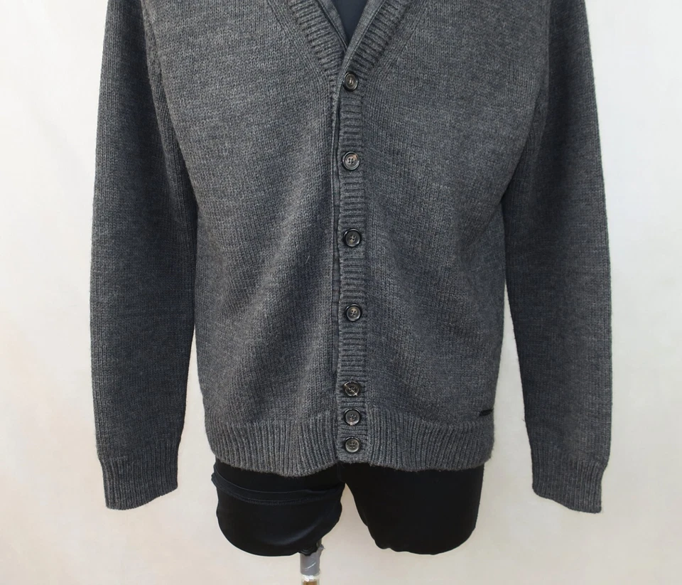 DSQUARED2 MENS WOOL SWEATER CARDIGAN  made in ITALY size L - Image 3 of 4