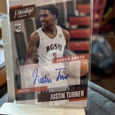 2021-22 Chronicles Draft Picks - Prestige Bonus Shots Signatures Justin Turner 