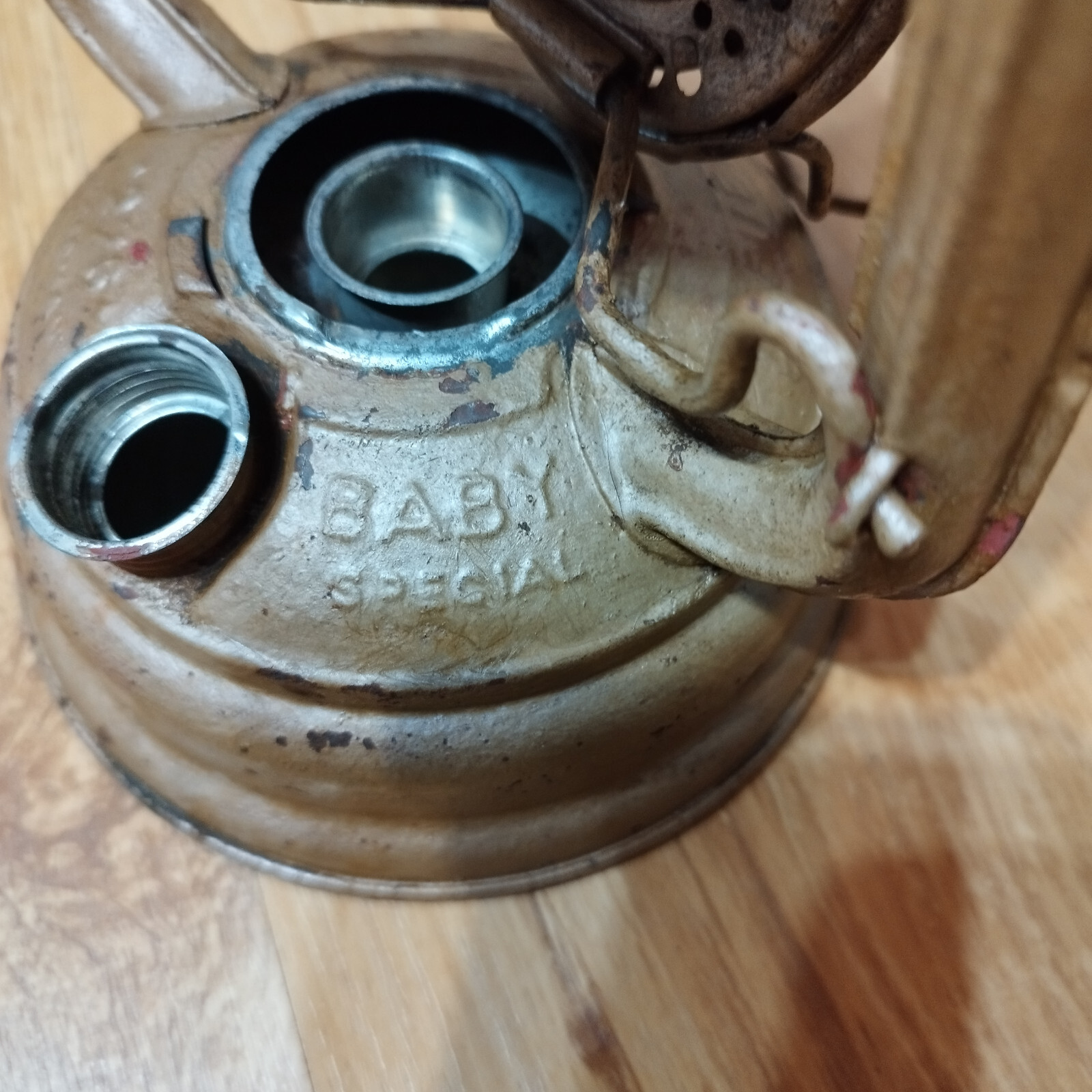 Old kerosene lantern Feuerhand 276 BABY special STURMKAPPE W.Germany  Retr Lamp 