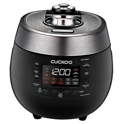 CRP-RT0609FB | 6-Cup (Uncooked) Twin Pressure Rice Cooker & Warmer | 12 Black