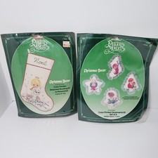Paragon Needle Craft Christmas Ornament and stocking Kits Precious Moments