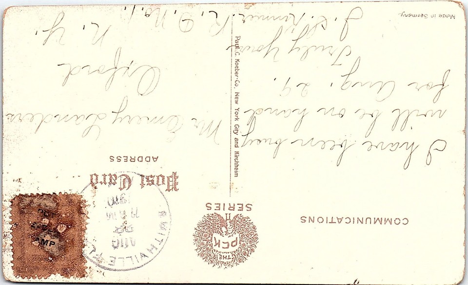 Postcard BUILDING SCENE Binghamton New York NY 10/19 AI6295 eBay