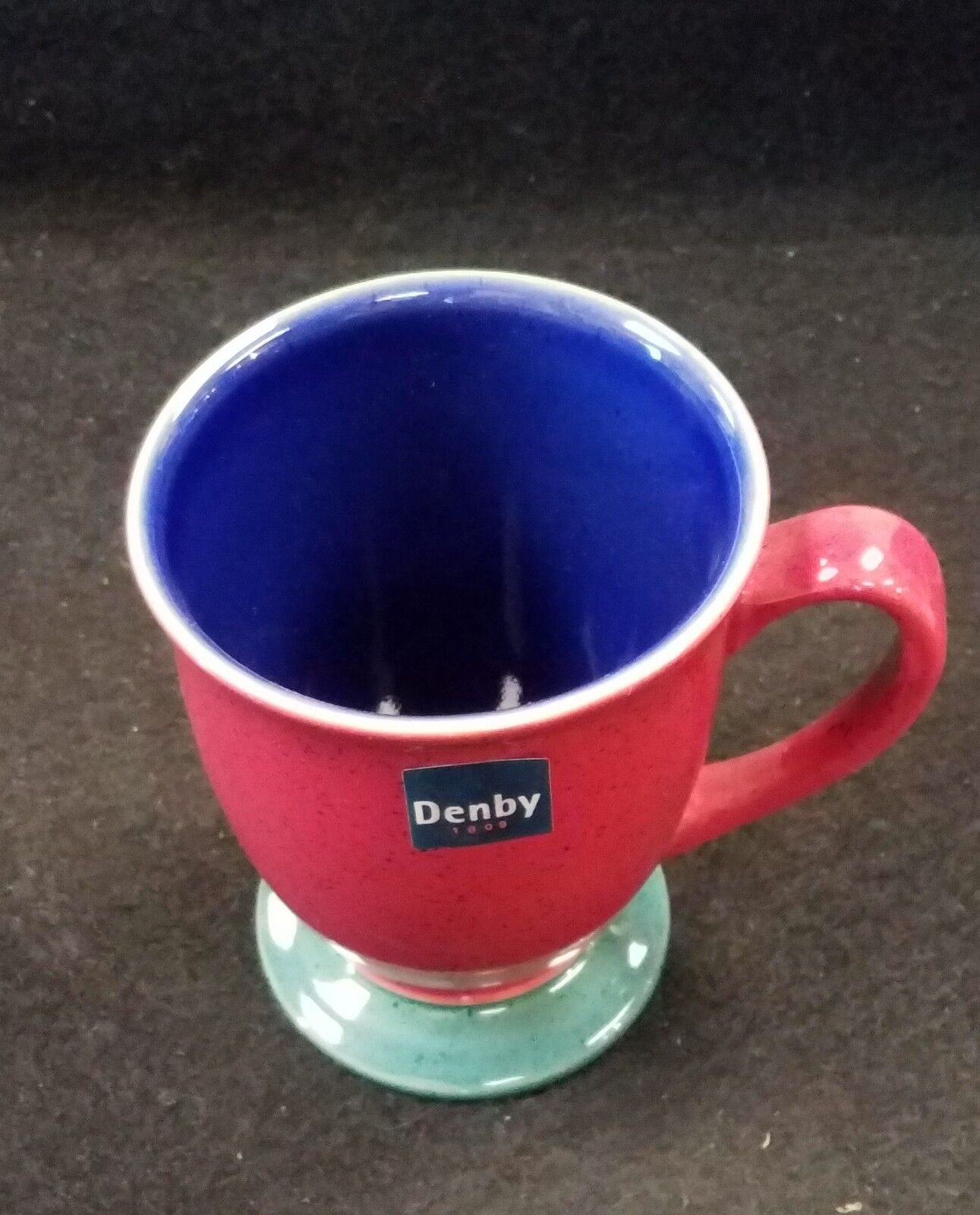 DENBY HARLEQUIN Teapot, Footed Mug ENGLAND eBay