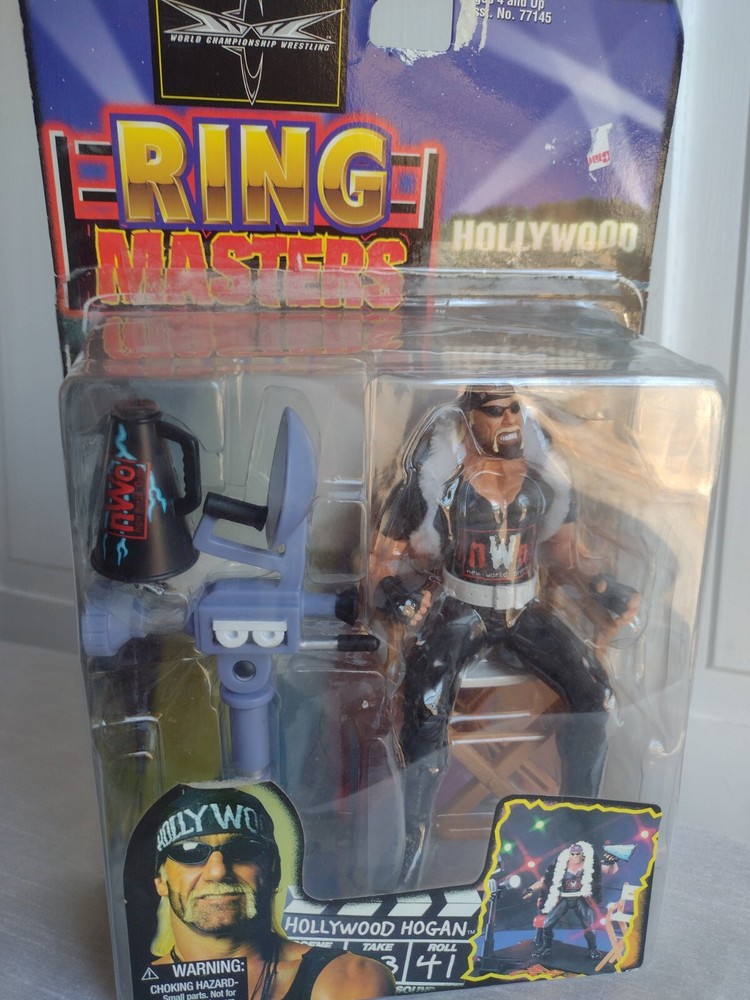 1999 ToyBiz WCW NWO Ring Masters Hollywood Hulk Hogan Wrestling Figure New