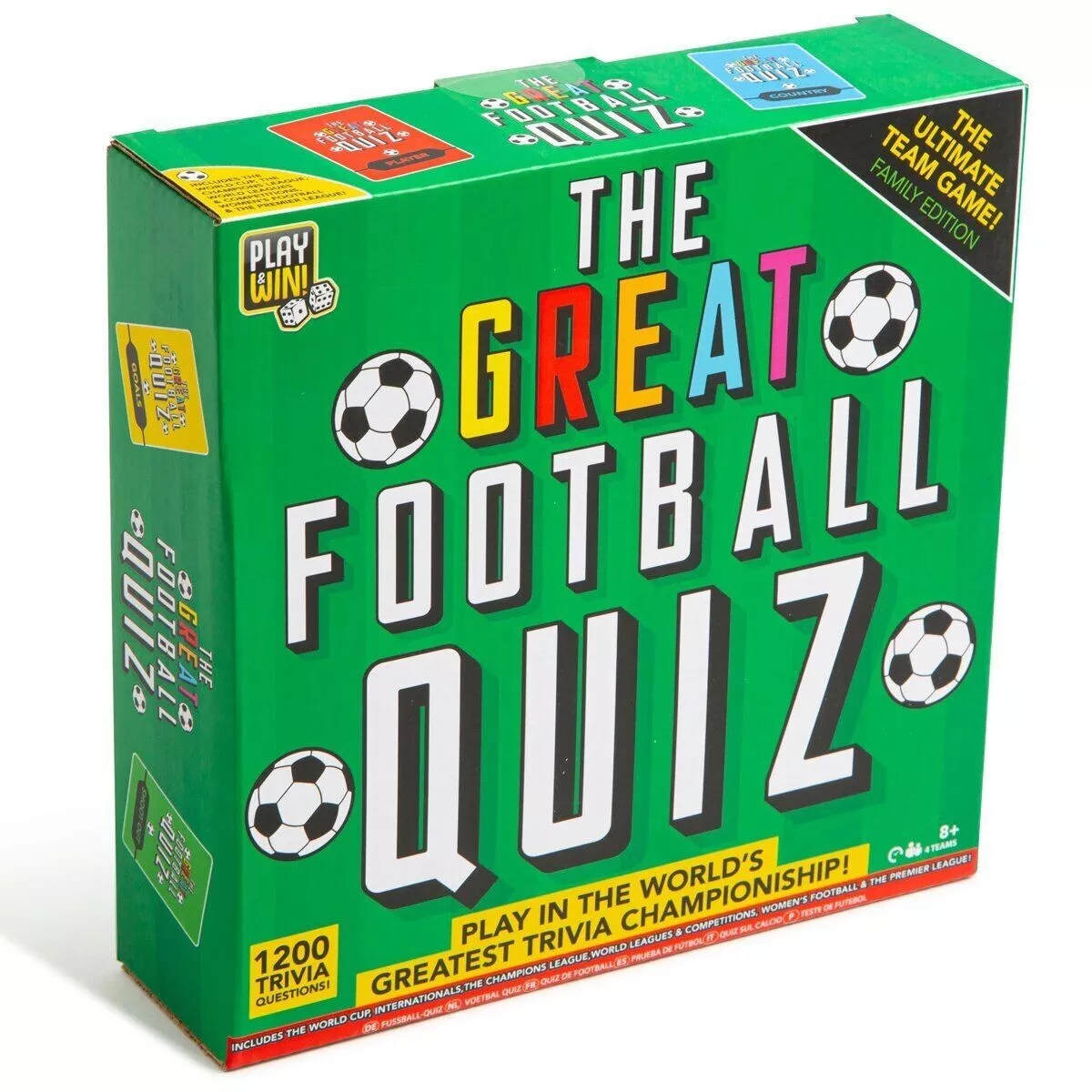 Football Quiz Host Your Own Classic Trivia Board Game Family Team