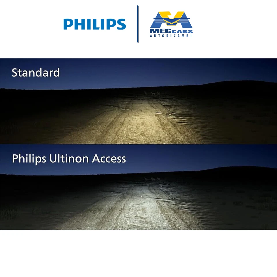 PHILIPS ULTINON ACCESS LED LAMPADINE FARI AUTO H4 ULTRA-COMPACT DIRECT 6000K - Immagine 4 di 4