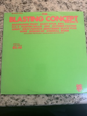 The Blasting Concept Vol 2 SST Punk Rock Comp VG+ 12  Black Flag