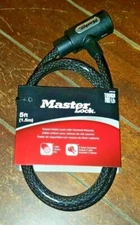 5ft. Master Lock Keyed Cable Lock with Covered Keyway -Comes with 2 Keys- #8364D