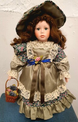 Künstlerpuppe Porzellanpuppe Leonardo Collection 54 cm Sammler Rarität Vintage