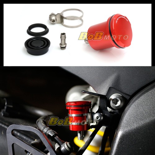 CNC Rear Brake Fluid Oil Reservoir Tank Fit Suzuki GSX-R 600 750 1000 GSX-S1000 - Picture 7 of 14