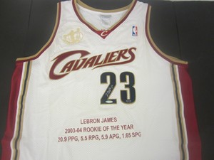 lebron james signed jersey ebay