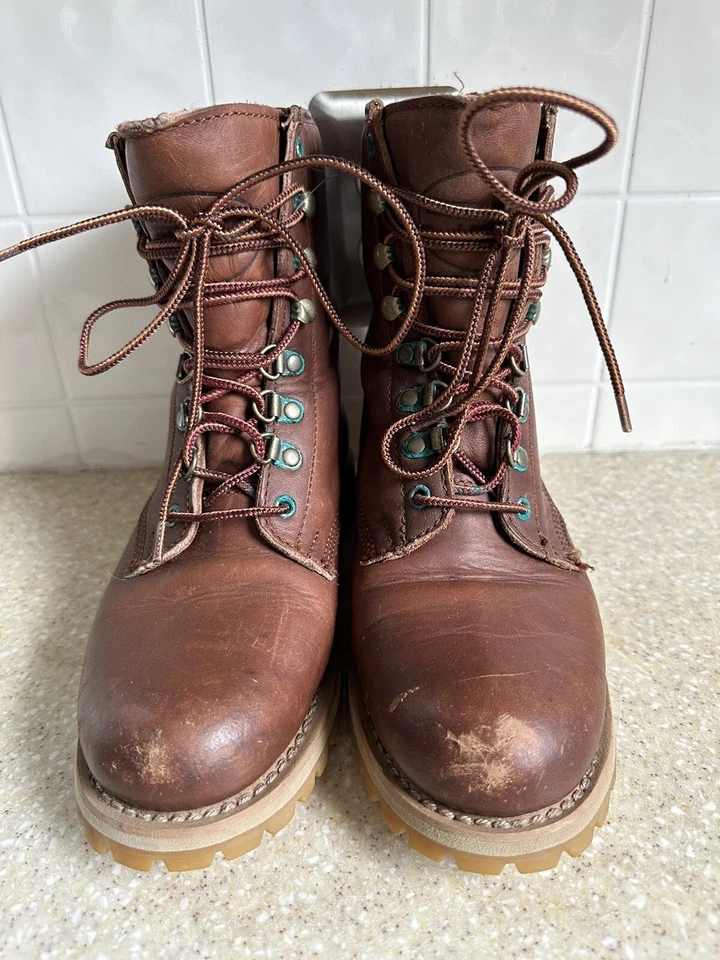 L.L. Bean 70-х кожи водонепроницаемый Gore-Tex водонепроницаемый плюс ботинки Sz 7,5-8 женщин - Изображение 4 из 4