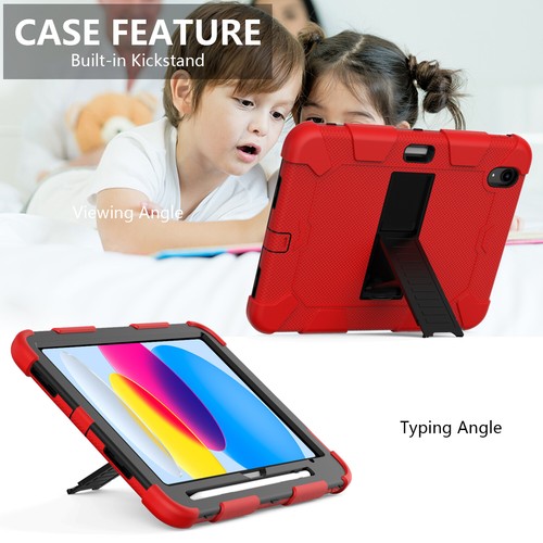 For iPad 10th Mini6 8th Air4 5 10.2 Pro 11 10.5 Shockproof Hard Stand Case Cover - Picture 28 of 90