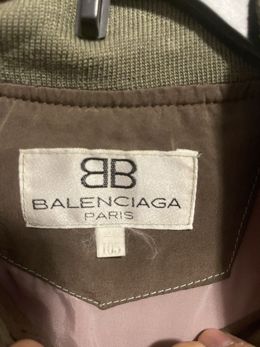 Vintage Balenciaga Bomber varsity jacket sz L | eBay Vintage Balenciaga Bomber varsity jacket sz L | eBay
