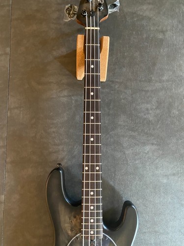 StingRay RAY34 HH Burl Top Trans Black Satin, The Dual Humbucker. Gig Bag, Rare! - Picture 4 of 12