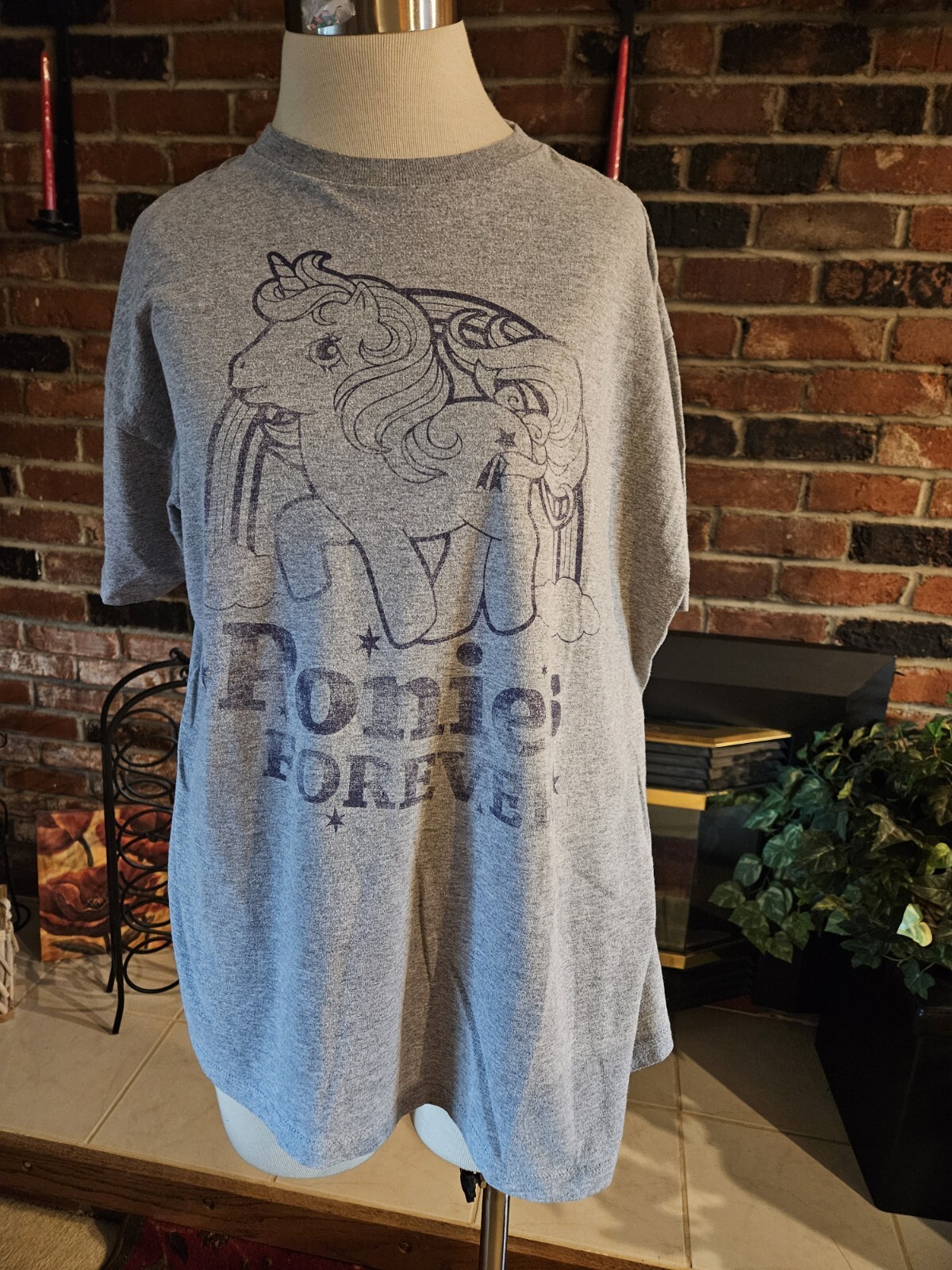 Camicia My Little Pony Ponies Forever grigia taglia XL novità grafica divertente unisex