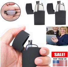 2  Folding Anti-Blue Light Reading Glasses Metal Compact Portable w/ Case Set US