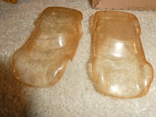 Lot of 2 Vintage Plastic Du-Bro 1/32 Scale Slot Car Body Shells 4.5" Long 2