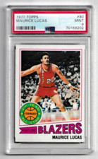 1977 Topps MAURICE LUCAS card #80 MINT PSA 9 Portland Trail Blazers