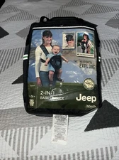 Jeep Kolcraft 2-in-1 Baby Carrier Secure Fit 8 to 26 Pounds