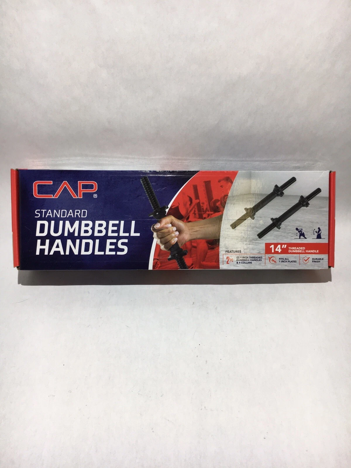 NEW Cap Barbell Standard Dumbbell Handles PAIR *FREE FAST SHIPPING*