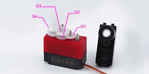 HSP15001 DS150/155 Servo Gear Set - Image 2 of 2