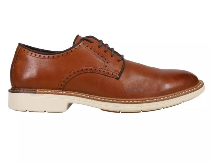 SAOLA Scarpe eleganti uomo Cole Haan Go To Oxford punta liscia marrone C34125 taglia 8 5M