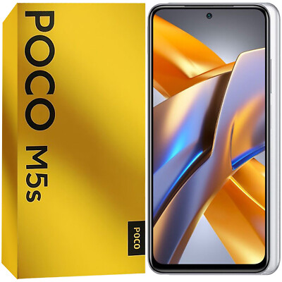Xiaomi Poco M5s 4G/LTE White 128GB + 6GB Dual-SIM Factory Unlocked GSM NEW
