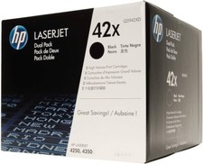 HP Q5942XD 42X TONER ORIGINALE NERO - SERIES 20.000 pg PACCO DOPPIO