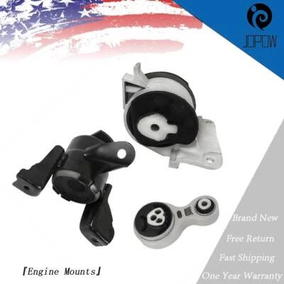 Motor & Trans Mount 3PCS Set For 10-12 Ford Fusion 2.5L/10-11 Mercury Milan 2.5L - Image 1 of 4