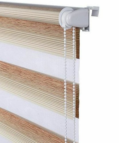 Designer Doppelrollo Motiv Muster Easyfix Alu Vario ohne Bohren Seitenzug Tür - Bild 14 von 29