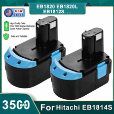 18V 3500mAh Battery Replacement for Hitachi EB1812S EB1814SL EB1820L EB1824L HC