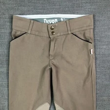 Devon Aire Riding Pants Womens M 28 Beige Breeches Equestrian Classic Stretch