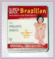 SURGI WAX BRAZILIAN LEG BODY BIKINI PRIVATE PART WAXING MICROWAVE HAIR REMOVER