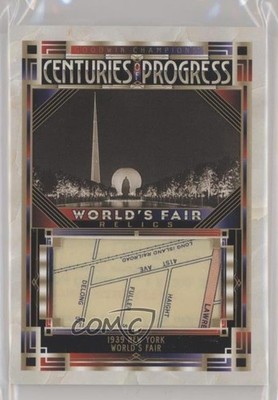 2021 Upper Deck Goodwin Champions Centuries of Progress World's Fair Relics 0i47