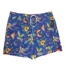 Polo Ralph Lauren Men  s XLT Swim Trunks Lined Shorts Pockets Drawstring Floral