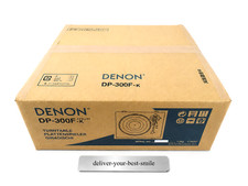 Denon DP-300F Automatic Analog Turntable Record Player Black New From Japan