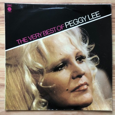 The Very Best of Peggy Lee 12'' vinyl album, EMI records, E-ST 23168