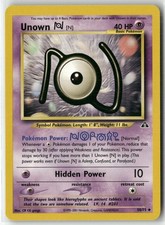 Unown [N] 50/75 Uncommon Neo Discovery Pokemon Unlimited LP on eBay
