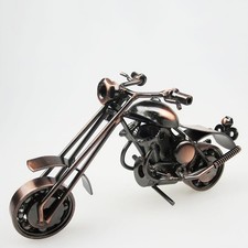 Mini Motorcycle Toy Iron Motorbike Model Figurine Racing Decoration