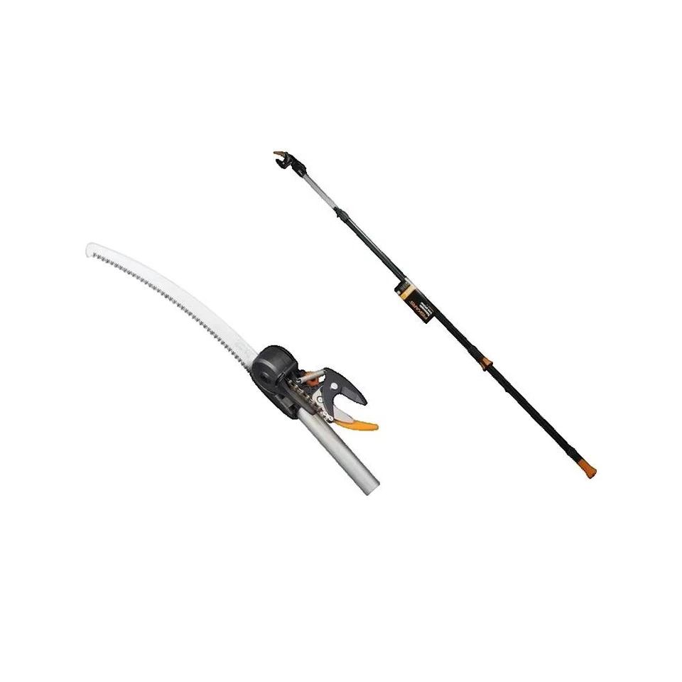 Fiskars UPX86 Teleskop-Schneidgiraffe und Adapter-Baumsäge (1023634)