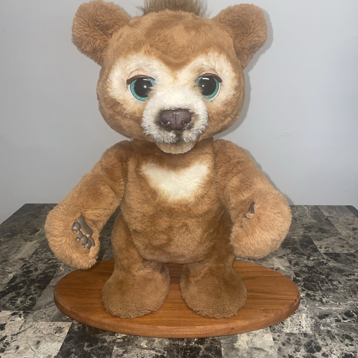 FurReal Cubby The Curious Bear Interactive Animated Talking Plush