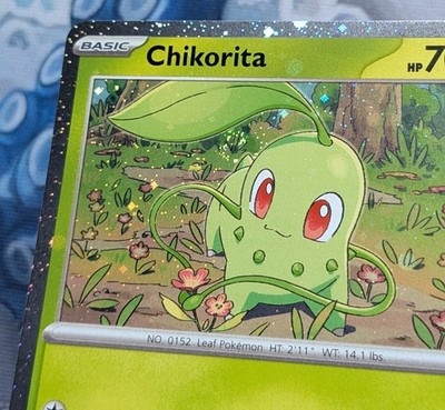Chikorita *Galaxy FART SWIRL* #008/217 (Ascended Heroes) ASC Cosmos- Pokémon NM