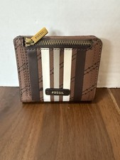 Fossil RFID Logan Bifold Wallet Brown/Black V...