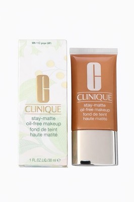 Clinique Stay Matte Oil Free Foundation WN112 Ginger 30ml Neu Originalverpackt