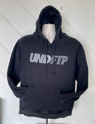 FTP X Undefeated FuckThePopulation UNDFTD Black Hoodie Size Large