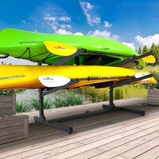 Freestanding Kayak Storage Rack 46in x 36in Adjustable 28-42in