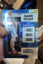 2021-22 Panini Contenders - Ben Simmons #77 Game Ticket Anniversary Edition