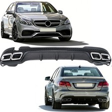 HECKDIFFUSOR ENDROHR DOPPEL AUSPUFF FÜR MERCEDES E-KLASSE W212 S212 13-16 HECKDIFFUSOR ENDROHR DOPPEL AUSPUFF FÜR MERCEDES E-KLASSE W212 S212 13-16